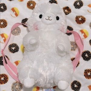Fuzzy Llama Backpack